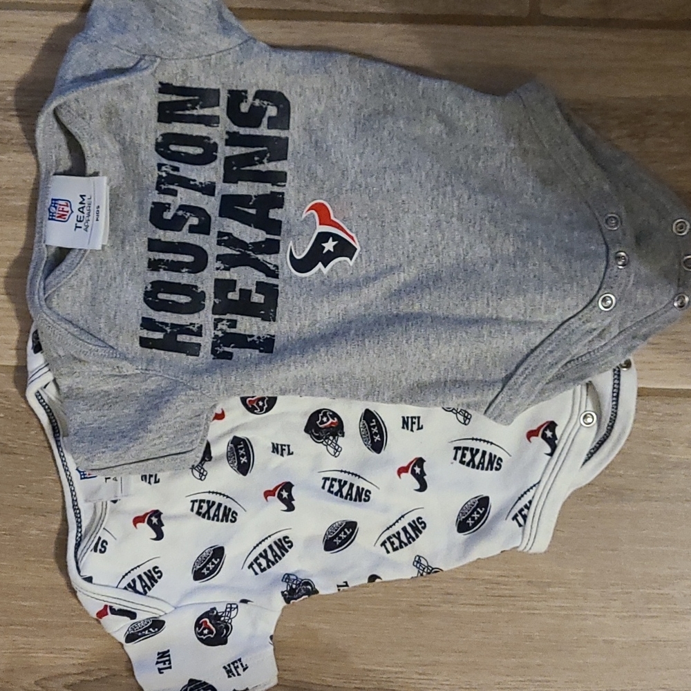Baby texans onesies 0-3